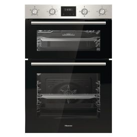 Hisense 60cm Built-In Electric Double Oven - Stainless Steel BID99222CXUK