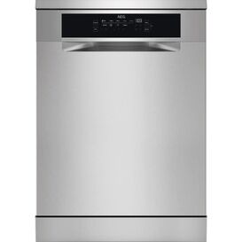 AEG FFB76727PM 7000 GlassCare Freestanding Dishwasher - Stainless Steel