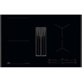 AEG TH84CB03FB 6000 Induction 80cm Extractor Hob - Black