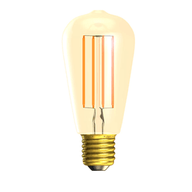 BELL 60796 3.3W LED Vintage Squirrel Cage - ES, Amber, 2200K