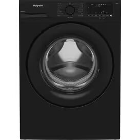 HOTPOINT H101BANTISTAINUK Freestanding 10kg 1400 Spin Washer - Black