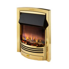 DIMPLEX GLN20BR3D Glencoe Optiflame 3D Inset Electric Fire Brass