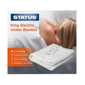 STATUS KEB1PKB6 90w Kingsize Electric Blanket