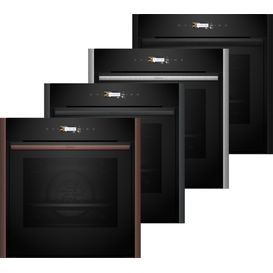 NEFF B59CR7KY0B N70 Slide and Hide Built-In 60cm Electric Single Oven