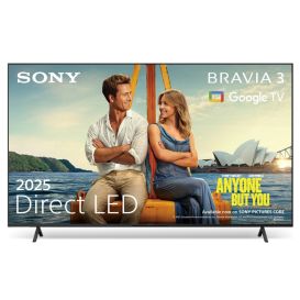 SONY K85S38BP.UKA 85" 4K Bravia 3 LED HDR Google TV