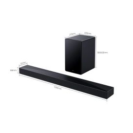 TCL Q65H 5.1ch Dolby Atmos/DTS:X Soundbar Black
