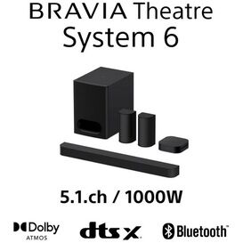 SONY HTS60.CEK 5.1Ch Bravia Dolby Atmos Home Theatre System 6 Black