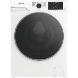 HOTPOINT HBD8680ANTISTAINUK Freestanding 8kg+6kg Washer Dryer - White