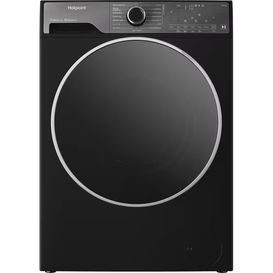 HOTPOINT HPD9693BCAREUK Freestanding 9kg+6kg Washer Dryer - Black