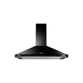RANGEMASTER RCLAHDC90BL/C 90cm Classic Chimney Hood Black/Chrome