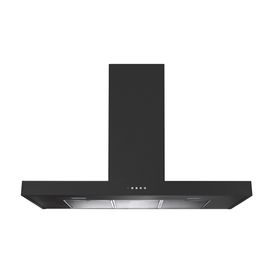 RANGEMASTER UHDF100SL/ 100cm Flat Hood Black/Chrome