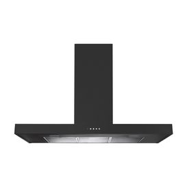 RANGEMASTER UHDF90SL/ 90cm Flat Hood Black/Chrome