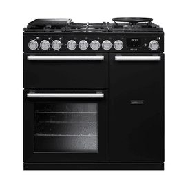 RANGEMASTER NEX90DFPGBL/CM1 New Nexus 90 Gloss Black Dual Fuel