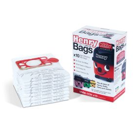 NUMATIC 907075 Henry HepaFlo Filter Bags - 10 Pack