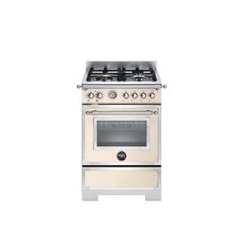 Bertazzoni HER64L1EAVT2 Heritage 60cm Range Cooker Single Oven Dual Fuel Ivory