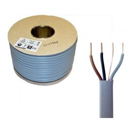 1mm 3 Core &amp; Earth Cable 50m Basec