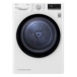 LG FDV709W Freestanding 9kg Heat Pump Tumble Dryer - White