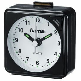 HAMA  A50 Travelling Alarm Clock Black