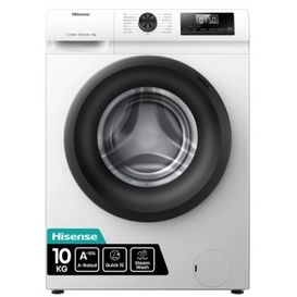 HISENSE WF1Q1041BW 10kg 1400 Spin Steam Washing Machine - White