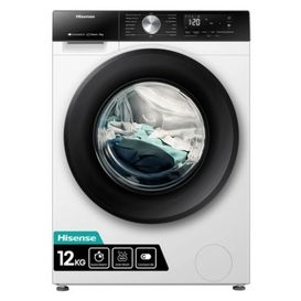 HISENSE WF3S1243BW3 12kg 1400 Spin Steam Washing Machine - White