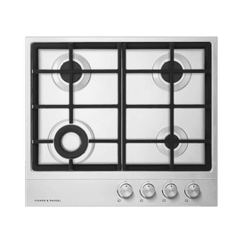 FISHER &amp; PAYKEL CG604DLPX1 60cm 4 Burner LPG Gas Hob - Stainless Steel