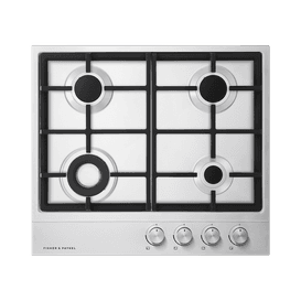 FISHER &amp; PAYKEL CG604DNGX1 60cm 4 Burner Gas Hob - Stainless Steel