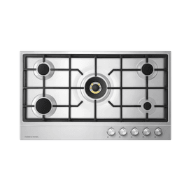FISHER &amp; PAYKEL CG905DNGX1 90cm 5 Burner Gas Hob - Stainless Steel