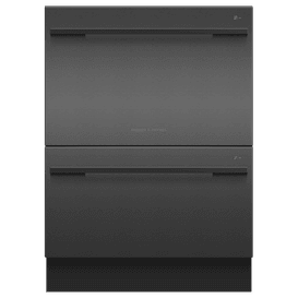 FISHER &amp; PAYKEL DD60DDFHB9 Built-Under 12 PS Double Dishdrawer