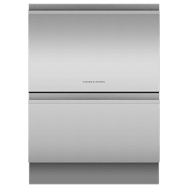Fisher &amp; Paykel DD60D4HNX9 Built-Under 12 PS Double Dishdrawer