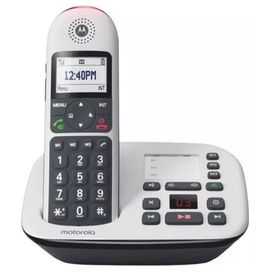 Motorola 107CD5011UK Big Button Single Cordless Phone With TAM White