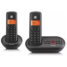 Motorola 107E212UK Twin Cordless Phone With Answer Machine Black