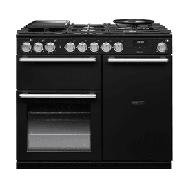 RANGEMASTER NEX100DFPCBL/CM1 New Nexus 100 Charcoal Black Dual Fuel