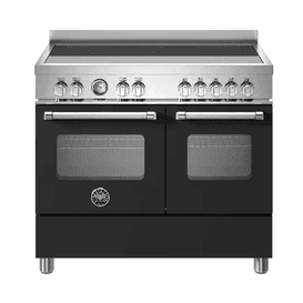 BERTAZZONI MAS105I2ENEC Master 100cm Range Cooker Twin Oven Induction Black
