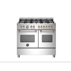 Master 100cm Range Cooker Twin Oven Dual Fuel Stainless Steel/Gold MAS106L2EXGC