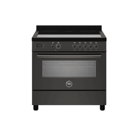 Bertazzoni Professional 90cm Range Cooker Single Oven Electric Induction Carbonio