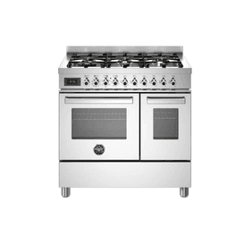 Professional 90cm Range Cooker Twin Dual Fuel Stainless Steel PRO96L2EXT