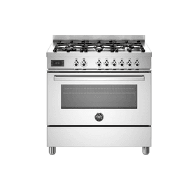 Bertazzoni Professional 90cm Range Cooker Single Oven Dual Fuel Stainless PRO96L1EXT