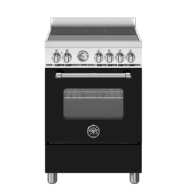 Bertazzoni Master 60cm Range Cooker Single Oven Induction Matt Black MAS64I1ENEC