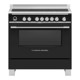 FISHER &amp; PAYKEL OR90SCI6B1 90cm Induction Range Cooker - Black