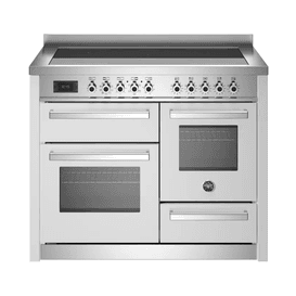 Bertazzoni Professional 110cm Range Cooker XG Induction White PRO115I3EBIT