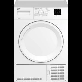 BEKO DTKCE80021W 8kg Condenser Tumble Dryer with Sensor - White