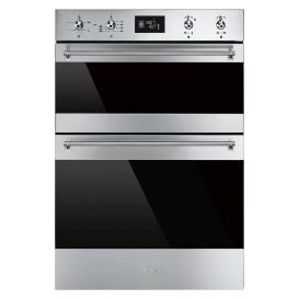 SMEG DOSF6390X 59.7cm Built In Electric Double Oven - Stainless Steel