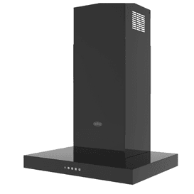 BELLING 444411679 T-Shaped Chimney 60cm Cooker Hood - Black