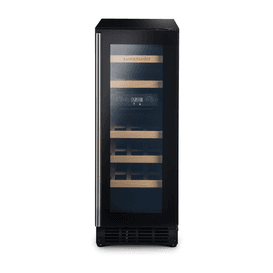 RANGEMASTER RWC3018BL/ Wine Cabinet 30cm Black with Stainless Steel Trim