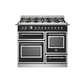 Heritage 100cm Range Cooker XG Oven Dual Fuel Black HER106L3ENET