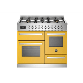 Professional 100cm Range Cooker XG Oven Dual Fuel Yellow PRO106L3EGIT
