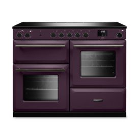 RANGEMASTER AURAO110EIPPLM/YX1 Aura 110 Induction Slate with Plum with Onyx Trim