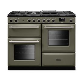 RANGEMASTER AURAO110DFPRBD/BN1 Aura 110 Dual Fuel River Bed with Brushed Nickel Trim