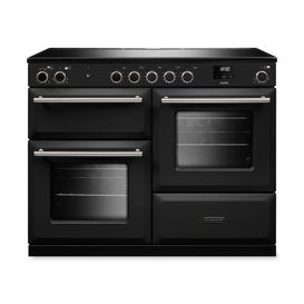 RANGEMASTER AURAO110EIPCBL/BN1 Aura 110 Induction Charcoal Black with Brushed Nickel Trim
