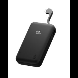 Juice Integrated 2 Charge Power Bank – 10000mAh Black
